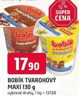 Trefa BOBÍK TVAROHOVÝ MAXI 130 g nabídka