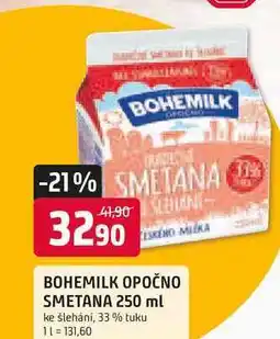 Trefa BOHEMILK OPOČNO SMETANA 250 ml ke šlehání, 33 % tuku nabídka