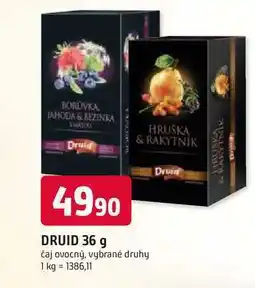 Trefa DRUID 36 g HRUSKA & RAKYTNÍK čaj ovocný, vybrané druhy nabídka