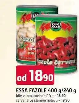 Trefa ESSA FAZOLE 400 g/240 g nabídka