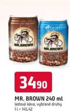 Trefa Mr. Brown Ledová káva 240ml nabídka