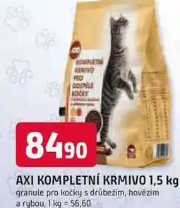 Trefa AXI KOMPLETNÍ KRMIVO 1,5 kg granule pro kočky nabídka