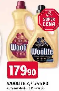 Trefa WOOLITE 2,7 l/45 PD nabídka