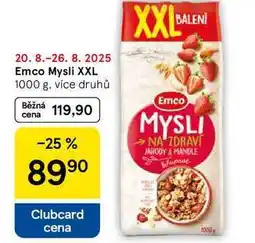 Tesco Emco Mysli XXL, 1000 g, více druhů nabídka