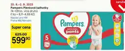 Tesco Pampers Plenkové kalhotky, 74-128 ks nabídka