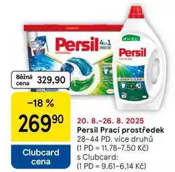 Tesco Persil Prací prostředek, 28-44 PD, více druhů nabídka