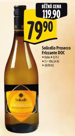 Albert Solicello Prosecco Frizzante DOC nabídka