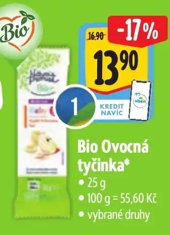 Albert Bio Ovocná tyčinka nabídka
