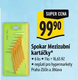 Albert Spokar Mezizubní kartáčky nabídka