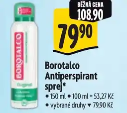 Albert Borotalco Antiperspirant sprej nabídka
