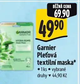 Albert Garnier Pleťová textilní maska nabídka