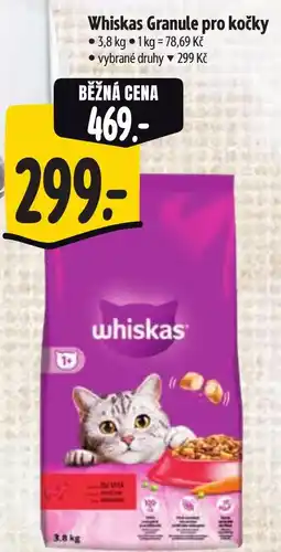Albert Whiskas Granule pro kočky nabídka