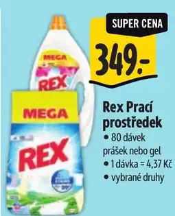 Albert Rex Prací prostředek nabídka