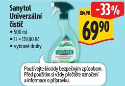 Albert Sanytol Univerzální čistič nabídka