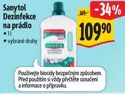 Albert Sanytol Dezinfekce na prádlo nabídka
