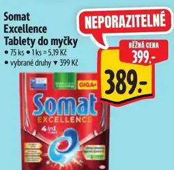 Albert Somat Excellence Tablety do myčky nabídka
