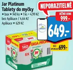 Albert Jar Platinum Tablety do myčky nabídka