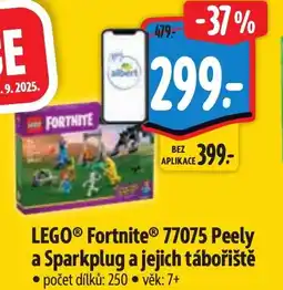 Albert LEGO® Fortnite® 77075 Peely a Sparkplug a jejich tábořiště nabídka