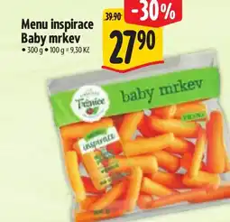 Albert Menu inspirace Baby mrkev nabídka