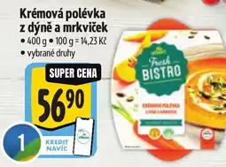 Albert Krémová polévka z dýně a mrkviček nabídka