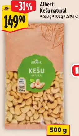 Albert Albert Kešu natural nabídka
