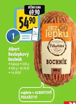 Albert Albert Bezlepkový bochník nabídka