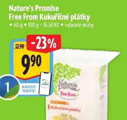 Albert Nature's Promise Free From Kukuřičné plátky nabídka