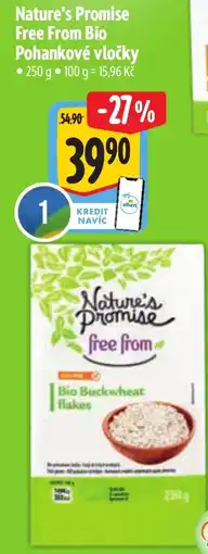 Albert Nature's Promise Free From Bio Pohankové vločky nabídka