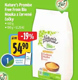 Albert Nature's Promise Free From Bio Mouka z červené čočky nabídka