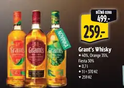 Albert Grant's Whisky nabídka