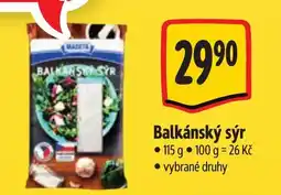 Albert Balkánský sýr nabídka