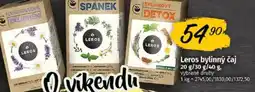 Coop Leros bylinný čaj nabídka
