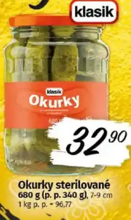 Coop Okurky sterilované nabídka