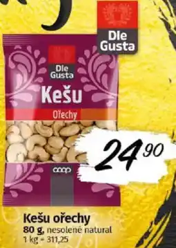 Coop Kešu ořechy nabídka