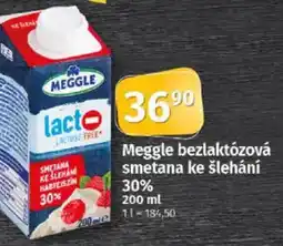 Coop Meggle bezlaktózová smetana ke šlehání 30% nabídka