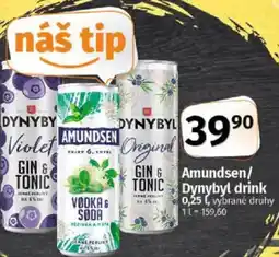 Coop Amundsen/ Dynybyl drink nabídka