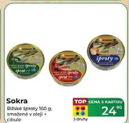 Tamda Foods Sokra Rižské šproty 160 g. smažené v oleji + cibule nabídka