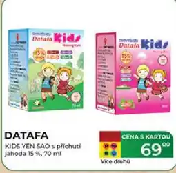 Tamda Foods Datafa KIDS YEN SAO s příchutí jahoda 15 %, 70 ml nabídka