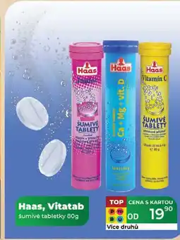 Tamda Foods Haas, Vitatab šumivé tabletky 80g nabídka