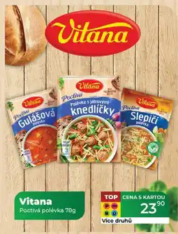 Tamda Foods Vitana Poctivá polévka 78g nabídka