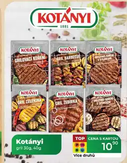 Tamda Foods Kotányi gril 30g, 40g nabídka
