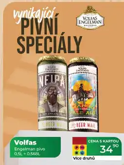 Tamda Foods VOLFAS Engelman pivo 0,5L + 0,568L nabídka