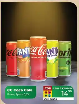Tamda Foods CC Coca Cola Fanta, Sprite 0,33L nabídka