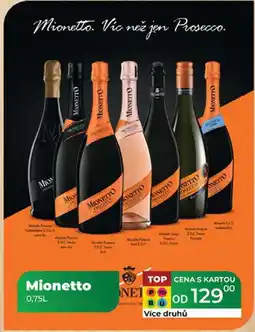 Tamda Foods Mionetto 0,75L nabídka