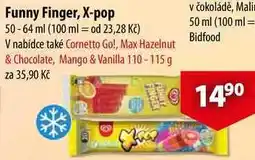 CBA Funny Finger, X-pop, 50-64 ml nabídka