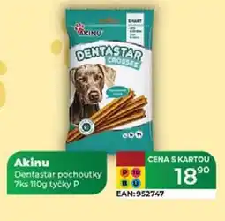 Tamda Foods Akinu Dentastar pochoutky 7ks 110g tyčky P nabídka