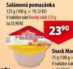 CBA Salámová pomazánka, 125 g nabídka