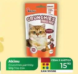 Tamda Foods Akinu Crunchies pamlsky 50g Trio mix nabídka