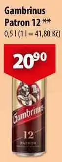 CBA Gambrinus Patron 12, 0,5 l nabídka