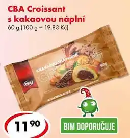 CBA CBA Croissant s kakaovou náplní, 60 g nabídka
